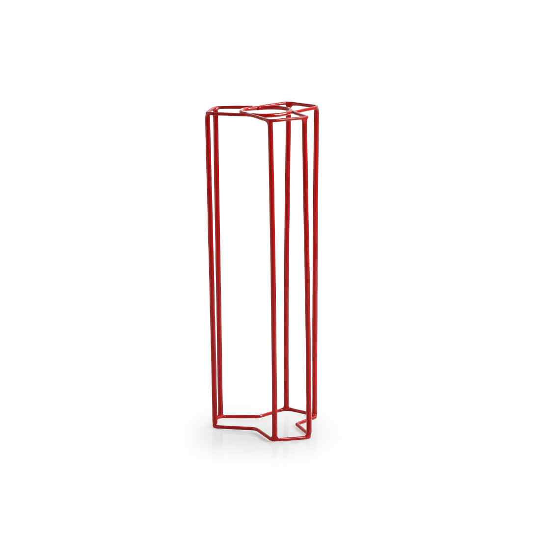Modern Glass Garden' Test Tube Table Planter/Vase (25.4 cm | Red)